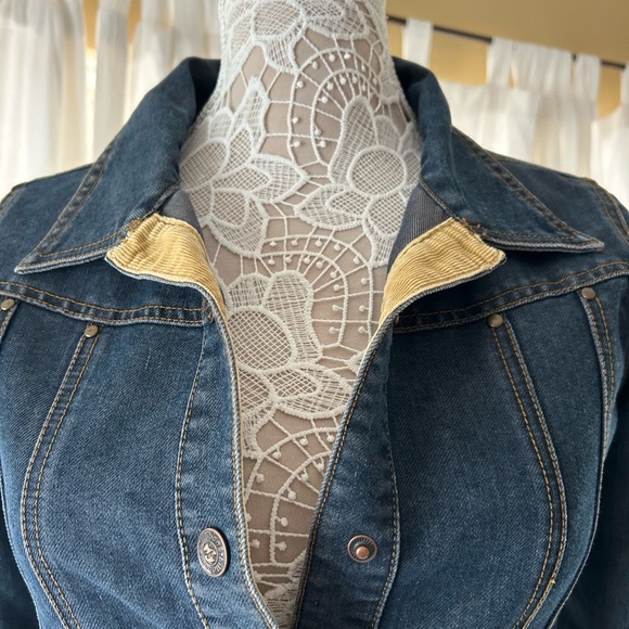 Vintage denim button down dress - Picture 10 of 13